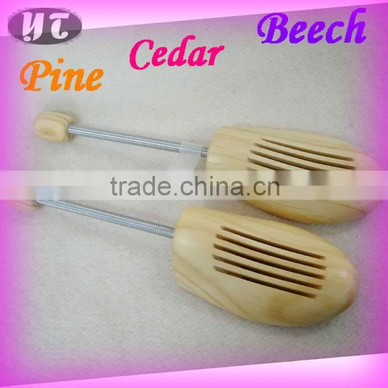 high quality beech wooden shoe tree red cedar shoe tree