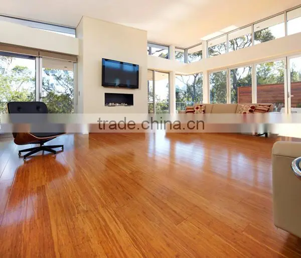Black Carbonized Strand Woven Bamboo Floor For Australian Market