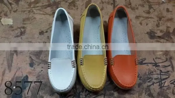 pictures casual leather ladies shoes