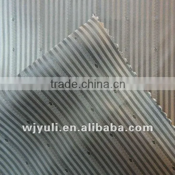 polyester yarn dyed sleeve lining for suit