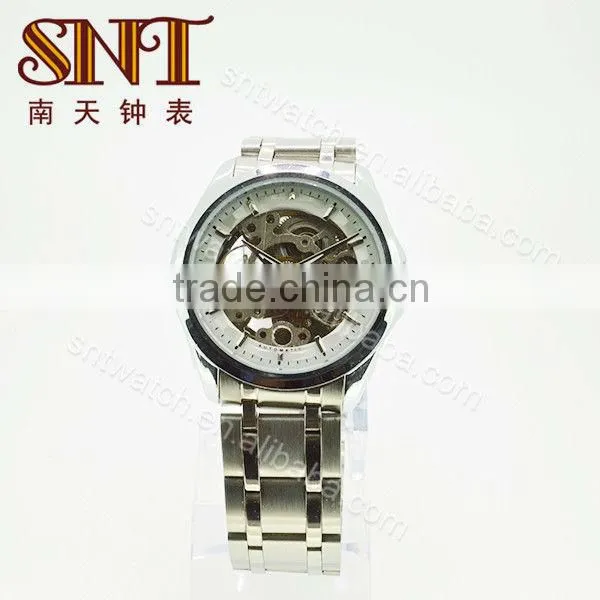 SNT-ME060 automatic skeleton mechanical mens watch mens stylish hand watches