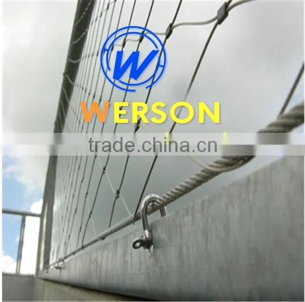 architectural facade rope mesh,architectural rope mesh ,stainless steel cable mesh | generalmesh