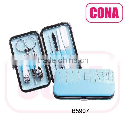 China supplie purse size Manicure set 7pcs