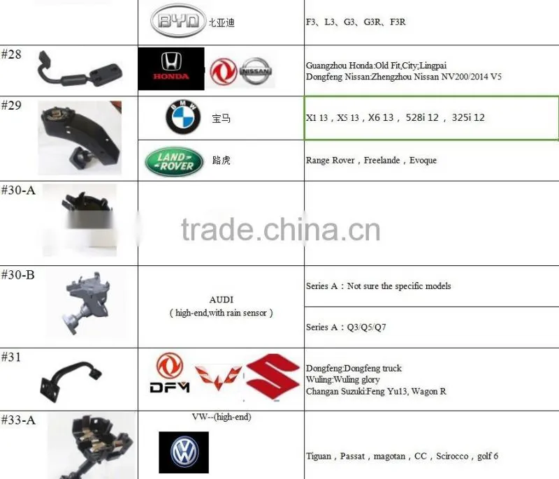 Sale well Metal car bracket Toyota/Nissan/Ford/Hyundai/Buick