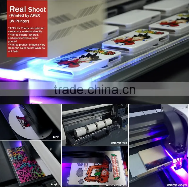 Used Desktop Digital Flatbed LED UV TPU Phone Case Printer