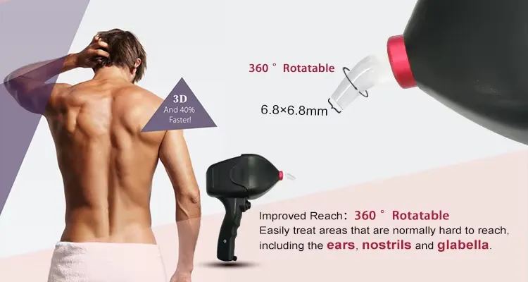 Professional platinum diode ice laser hair removal machine titanium body face painless 808nm 755nm 1064nm device skin care