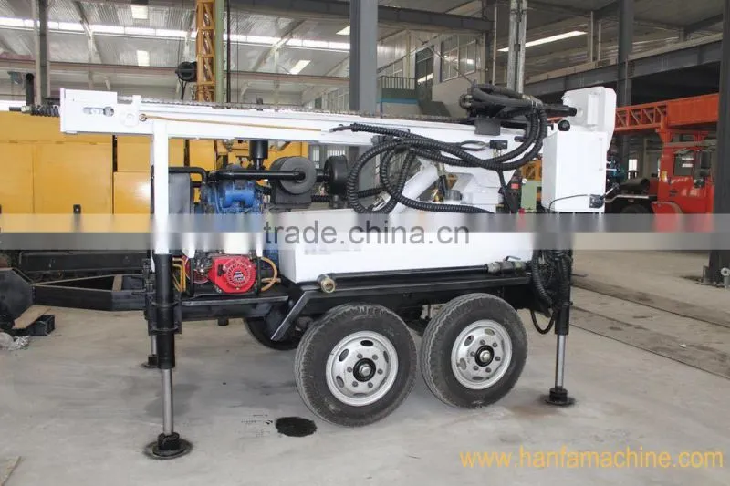 HF150T Trailer Mounted DTH Hammer Water Well Drilling Rig