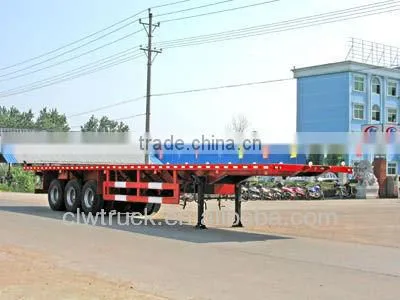 tri-axle flatbed semi trailer,container semi trailer