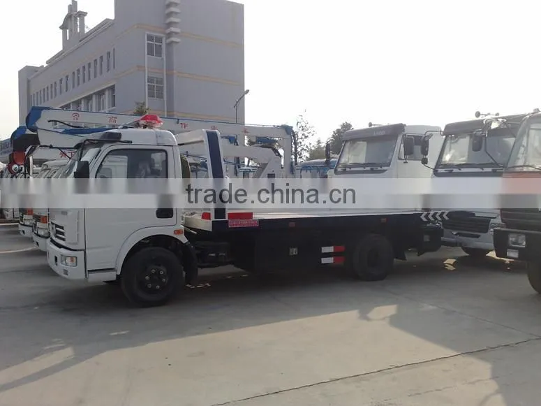 yellow road wrecker truck, tow truck