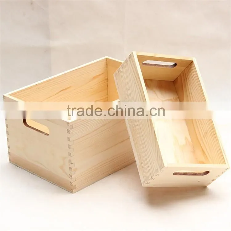 Custom wood boxes for fruit vegetables