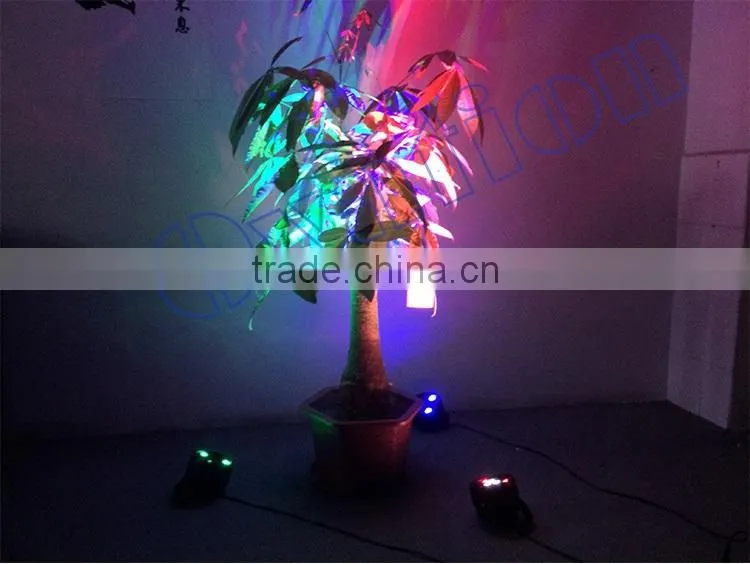 12pcs*1W RGBW 4 in1 High Quality Outdoor Led Stage Light Mini Can Led par light
