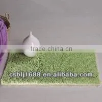 Factory direct 100% polyester microfiber small chenille baby play mat in living room