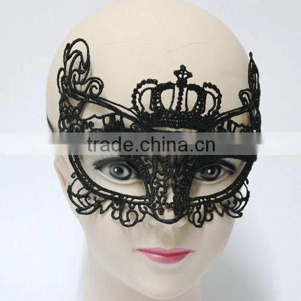 Cheapest price Fashion Sexy Womens Party Club Hollow Lace Eye Mask black and white masquerade masks