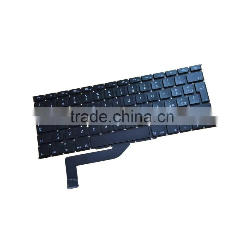 High Grade New Italian Design Products Laptop Replacement Keyboard For Apple Macbook Air 15" A1398 2012