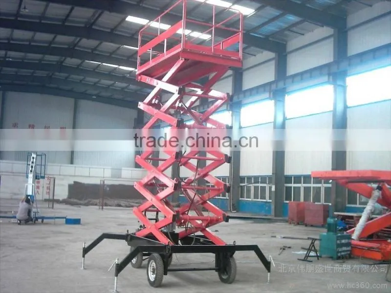 500kg Hot Sale Portable Hydraulic Used Electric Scissor Lift