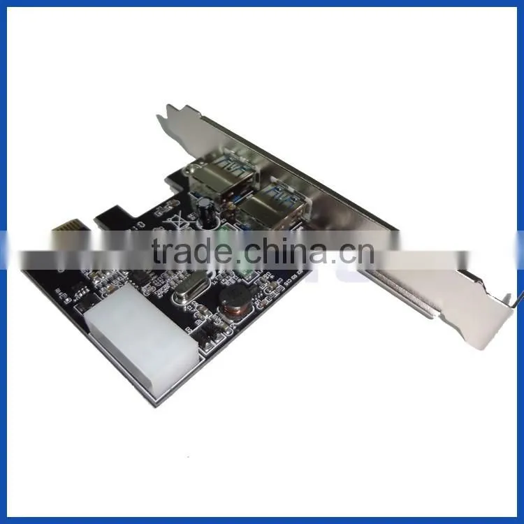 Panto 2-Port PCI-E to USB 3.0 combo 5Gbps Expansion Card adapter for Windows XP/7/8/10
