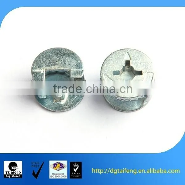 galvanized furniture connector teeth cam lock