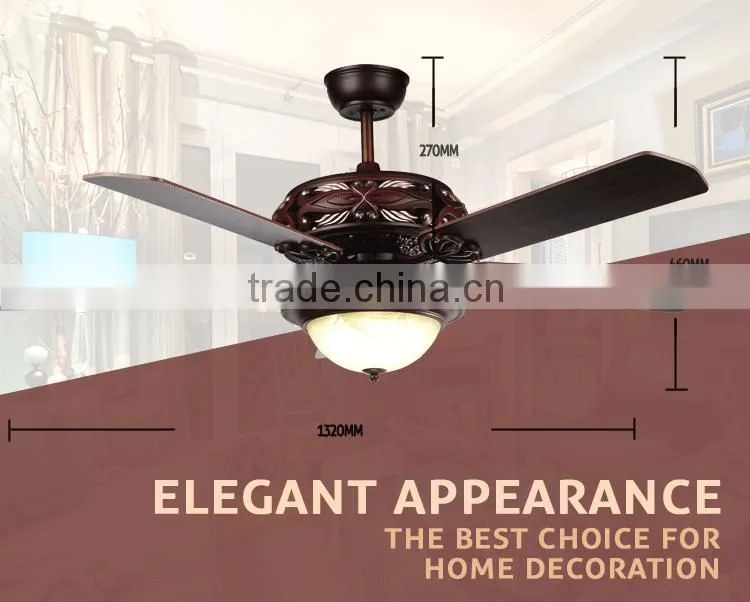 China Wholesale Air Cooling Home Ceiling Fan Light Hotsales in Southeast Asia 5205