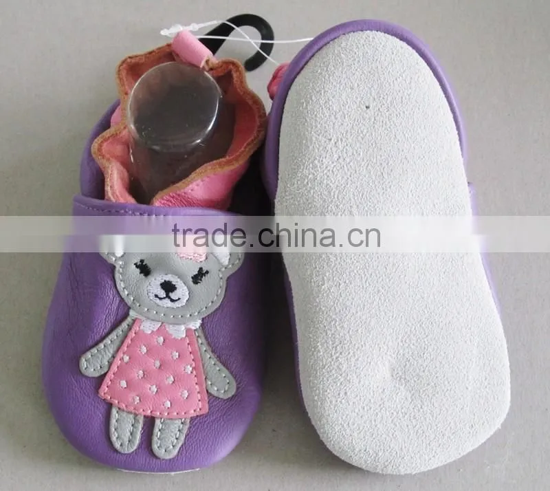 2016 fancy baby girl purple shoes