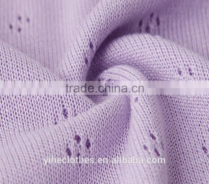 Sweet hollowed knitted sweater cardigan for lady's wear