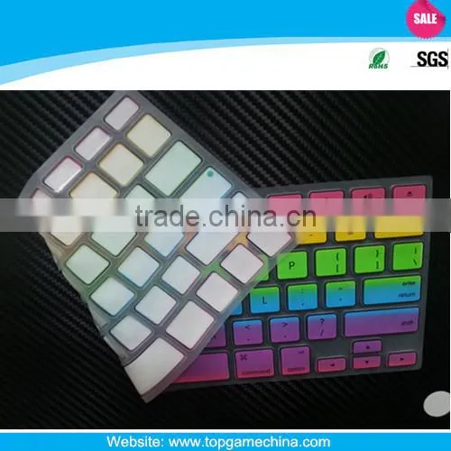 Global cheap online, silicone rubber keyboard protector For Macbook air 13" 15"