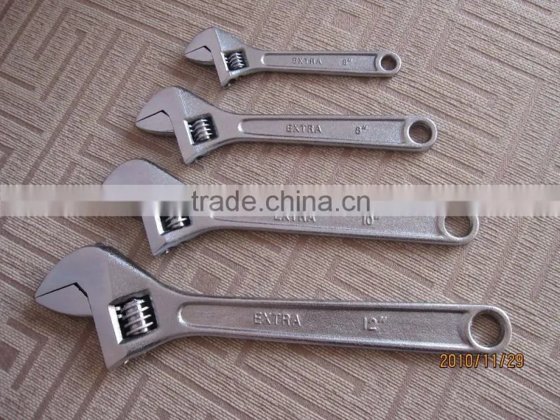 adjustable spanner 6'' 8'' 10'' 12'' 15'' 18'' 24''