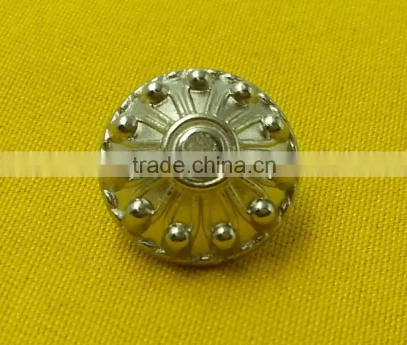 14mm Fancy Metal Shank Button For Jackets --- MJ2383