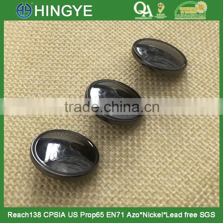 new arrival 19mm gunmetal nickel free shank buttons for clothes