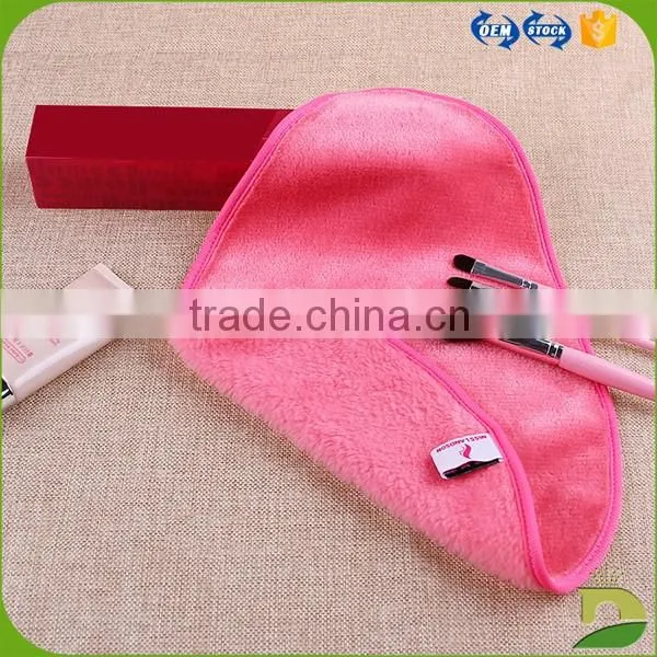 oil eraser 100% polyester soft makeup wipes cloth