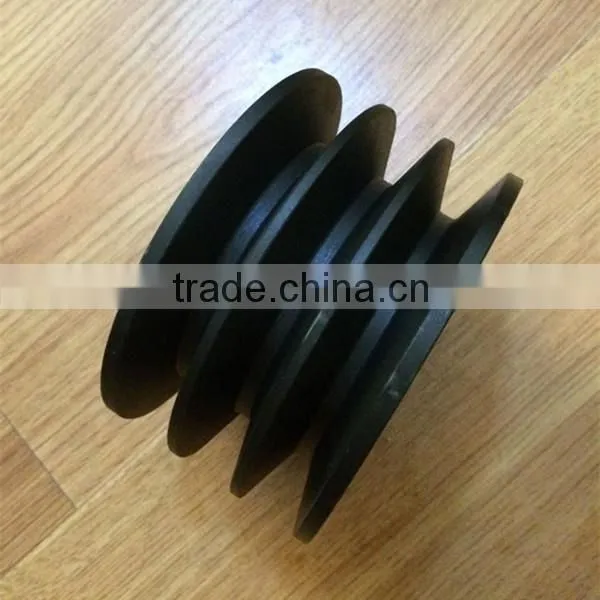 Single groove v belt sheave pulley