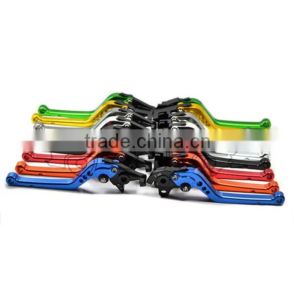 BJ-LS-003 Gray cnc adjustable motorcycle brake lever for GSXR1000 GSXR600