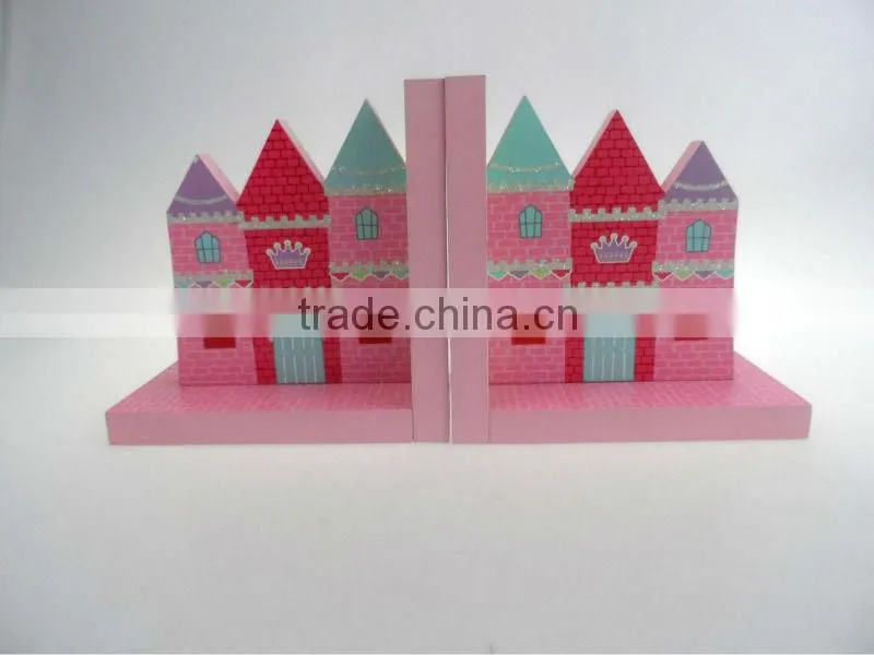 hearted decorative MDF wooden Bookends