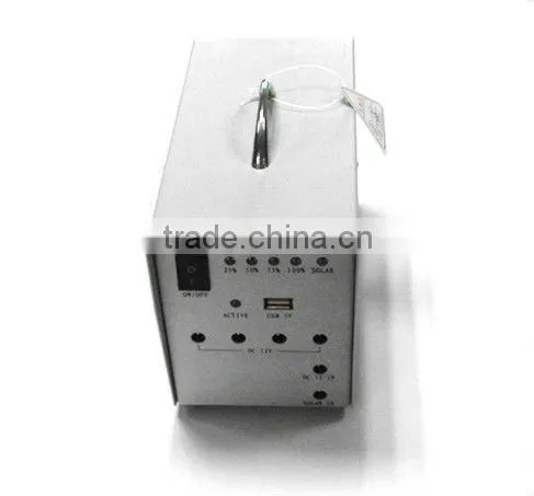 15w solar system with usb port and dc outlet