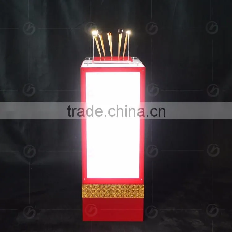 high quality LED acrylic cosmetic display stand