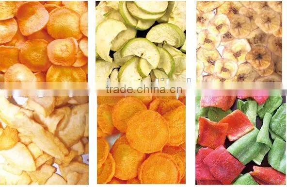 vacuum mixed fried fruit/vegetable chips chips machine for fruit processing