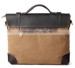 hot sale men's canvas conference bag laptop bag