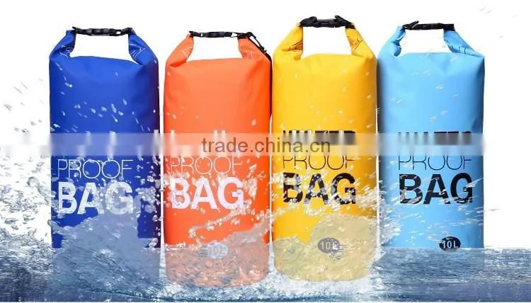 Swimming rafting caving cylinder waterproof dry bag for outdoor sports