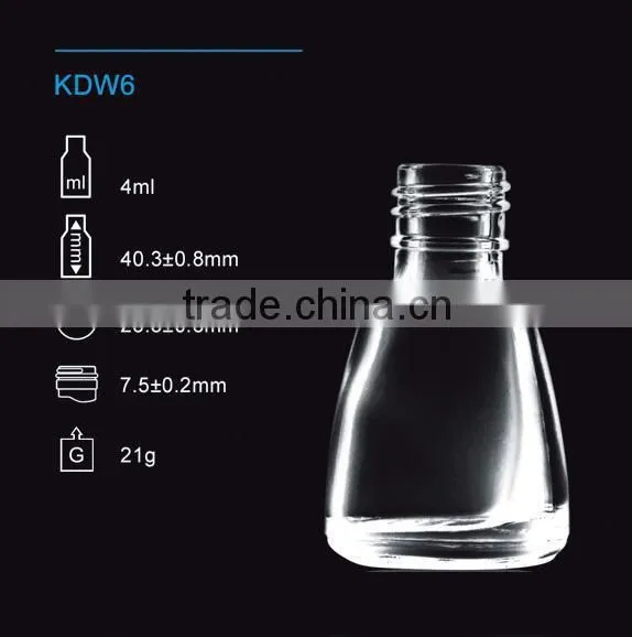 4ml nail polish glass bottle