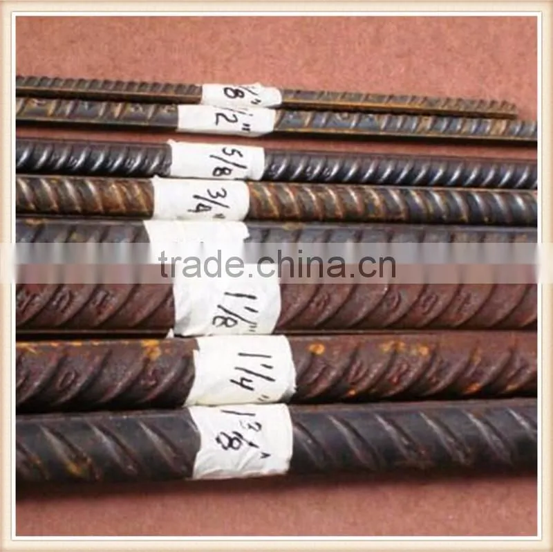 BS4449 B500B/460B,ASTM GR40/60 reinforcement steel rebar, deformed steel rebar