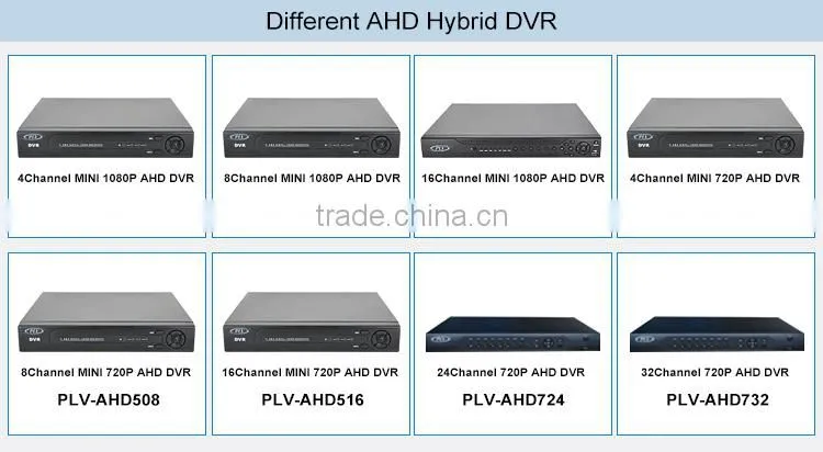 playback real time H.264 standalone 1080P 16CH IP Cam 2MP Hybrid AHD DVR
