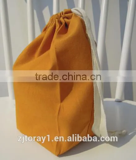 Small Size Custom Designer Promotional Cloth Drawstring Bag