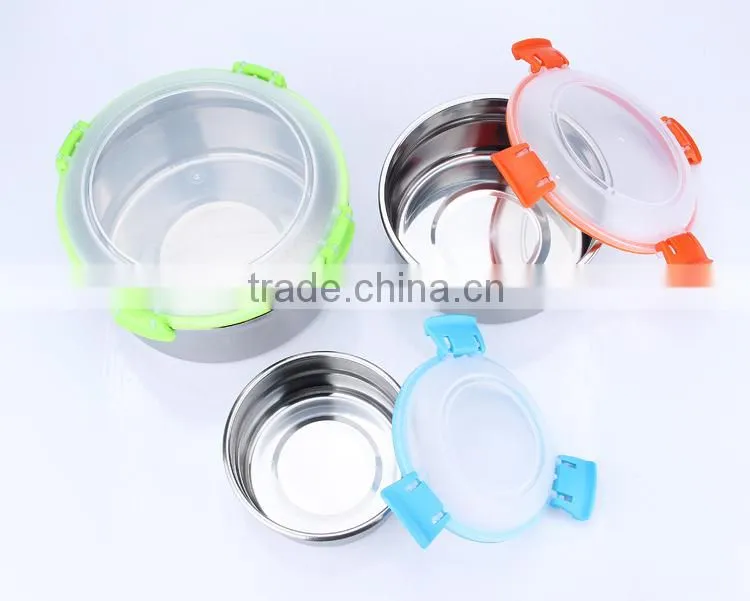 lock lock stainless steel take out food container soup bowl with lid