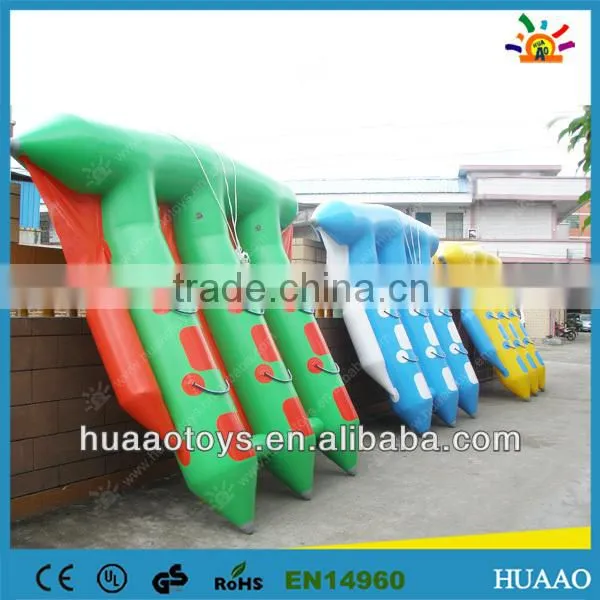 Commercial inflatable fishing boat