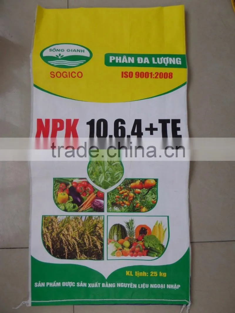 Vietnam Reusable Bopp Laminated PP Woven Packaging Bag