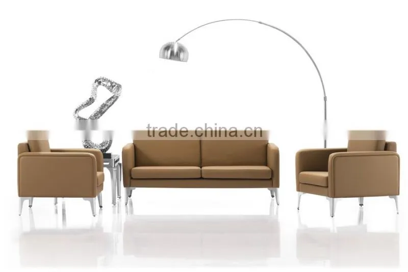 S-33 european style leather PU office sofa luxury sofa