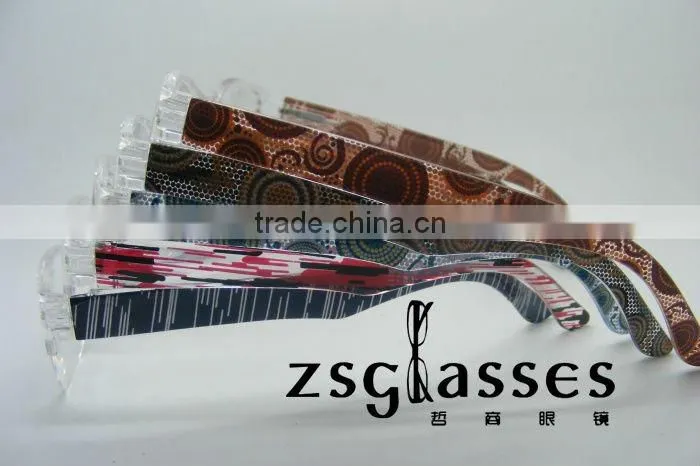 2012 Cheap fashion Colorful glasses frame reading glasses