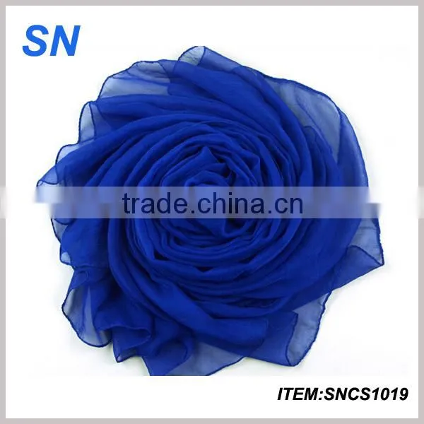 Alibaba china online shopping lady chiffon silk scarf