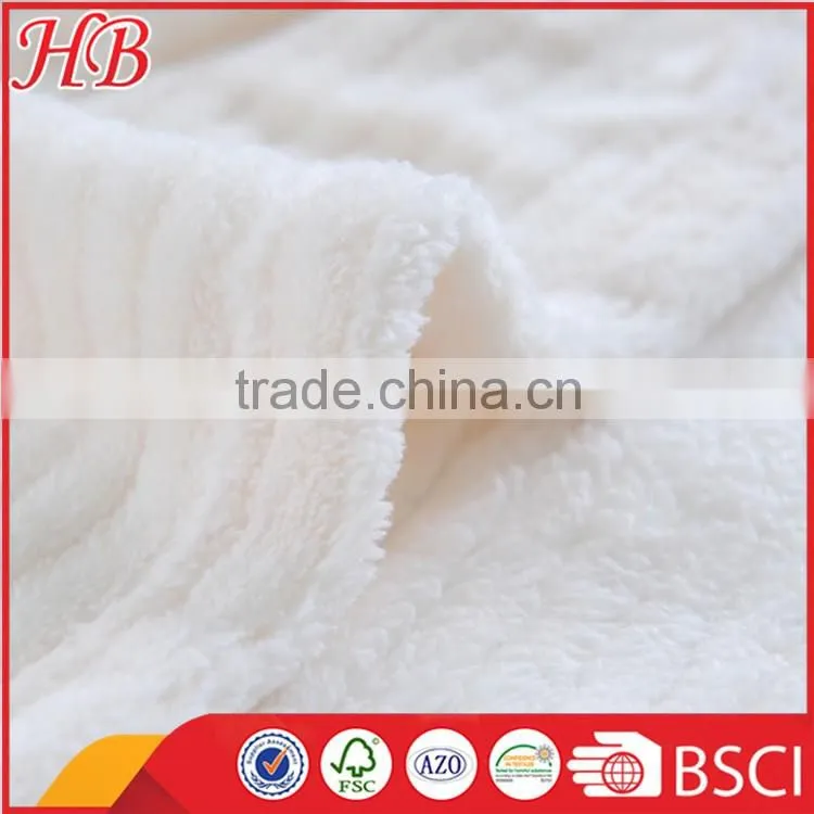 new product embroidered coral fleece baby blanket