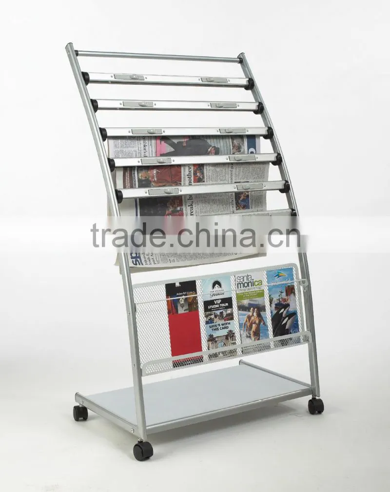 outdoor newspaper display stand
