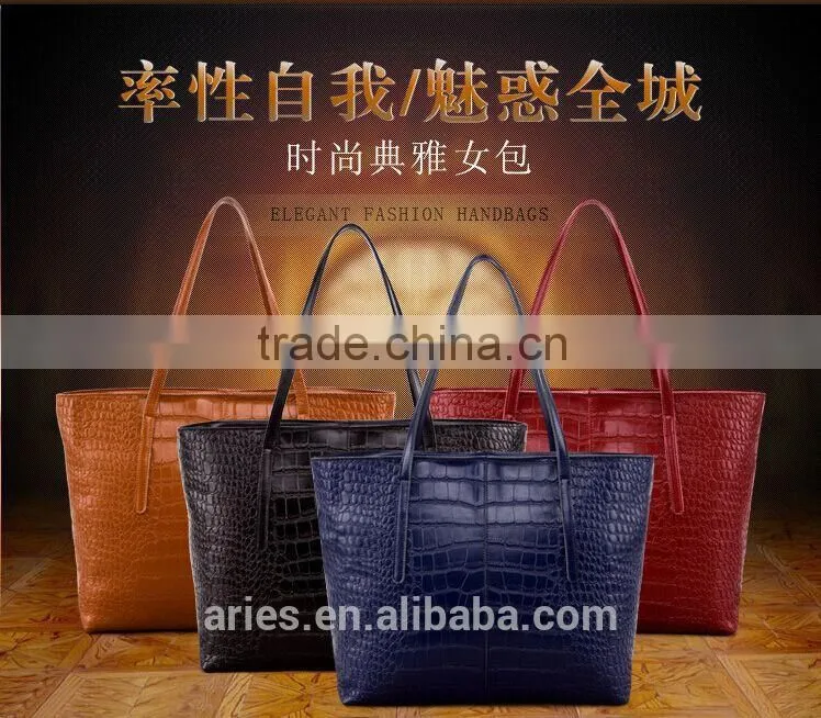 genuine cowhide leather bag , fashion women bag
